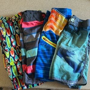Bundle of boys bathing suits.  Good condition!